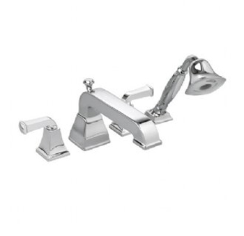 American Standard 2555.921 Town Square Double Handle Roman Tub Filler Faucet - Polished Chrome